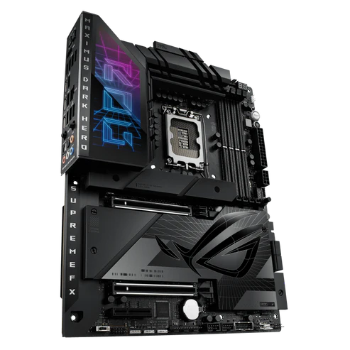 ASUS ROG Maximus Z790 Dark Hero Motherboard – Intel 14th Gen, DDR5, PCIe 5.0, Wi-Fi 7, ATX ASUS ROG Maximus Z790 Dark Hero Motherboard – Intel 14th Gen, DDR5, PCIe 5.0, Wi-Fi 7, ATX